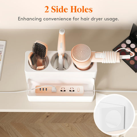 Lifewit side cable holes help tidy cords and reduce clutter