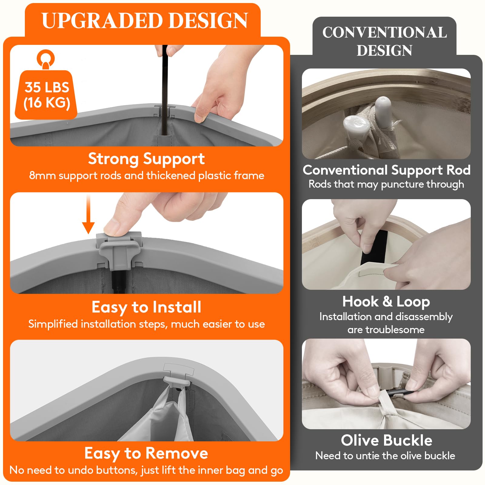 Lifewit side handles provide secure grip for portability.