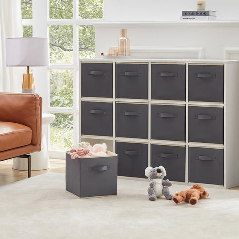 Lifewit 18 liter capacity bins helping declutter magazines and toys