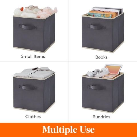 Lifewit durable non-woven fabric cubes with sturdy insert for shape