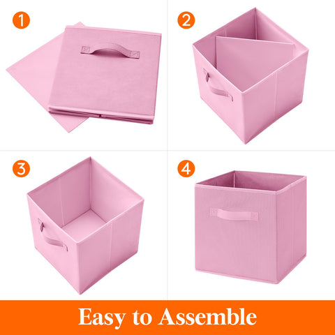 Lifewit Storage Cubes nonwoven fabric offers durable, breathable storage.