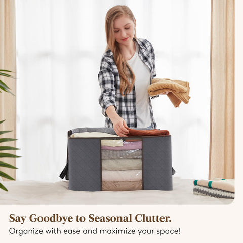 Lifewit versatile storage for clothes and bedding