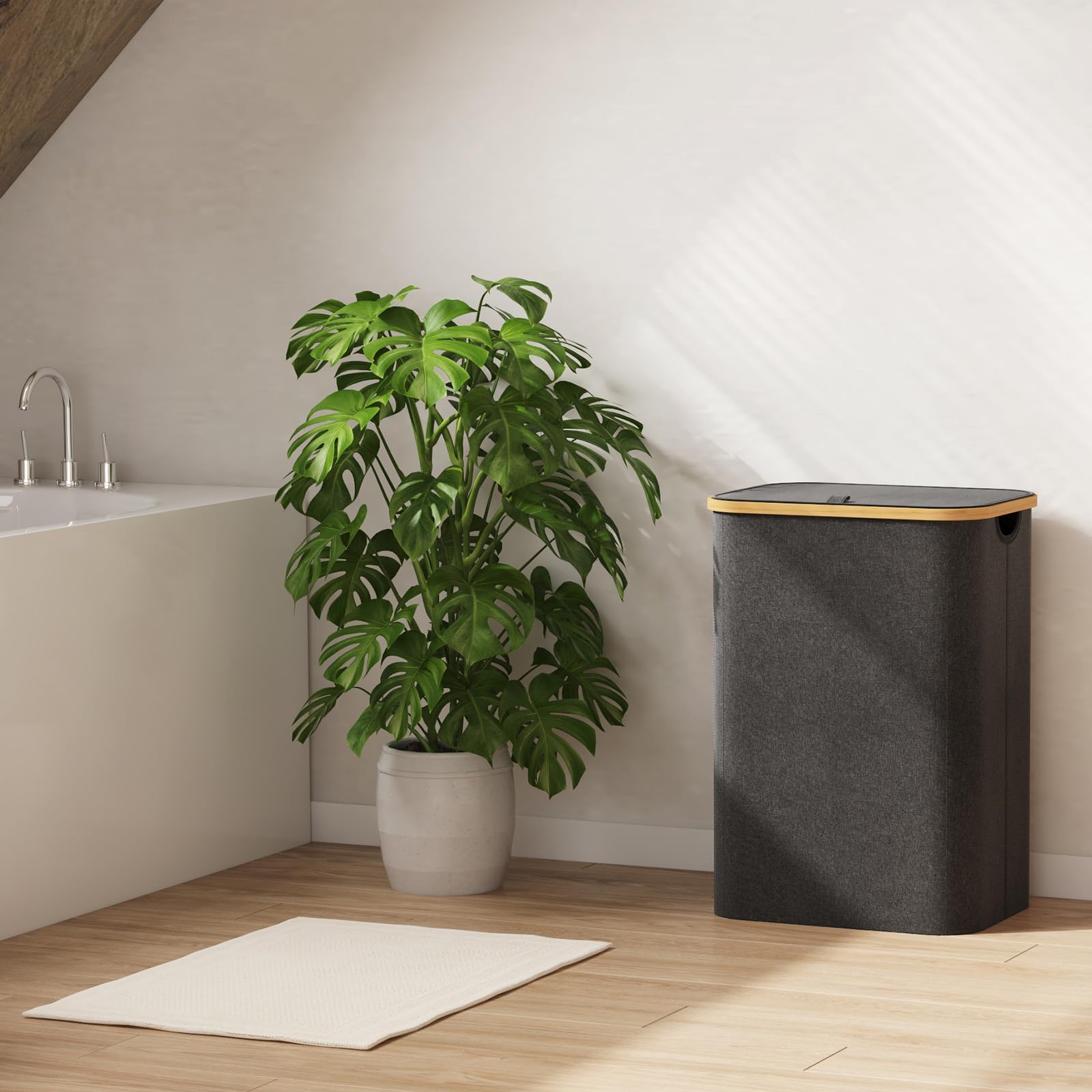 Lifewit sturdy freestanding design stays upright when full