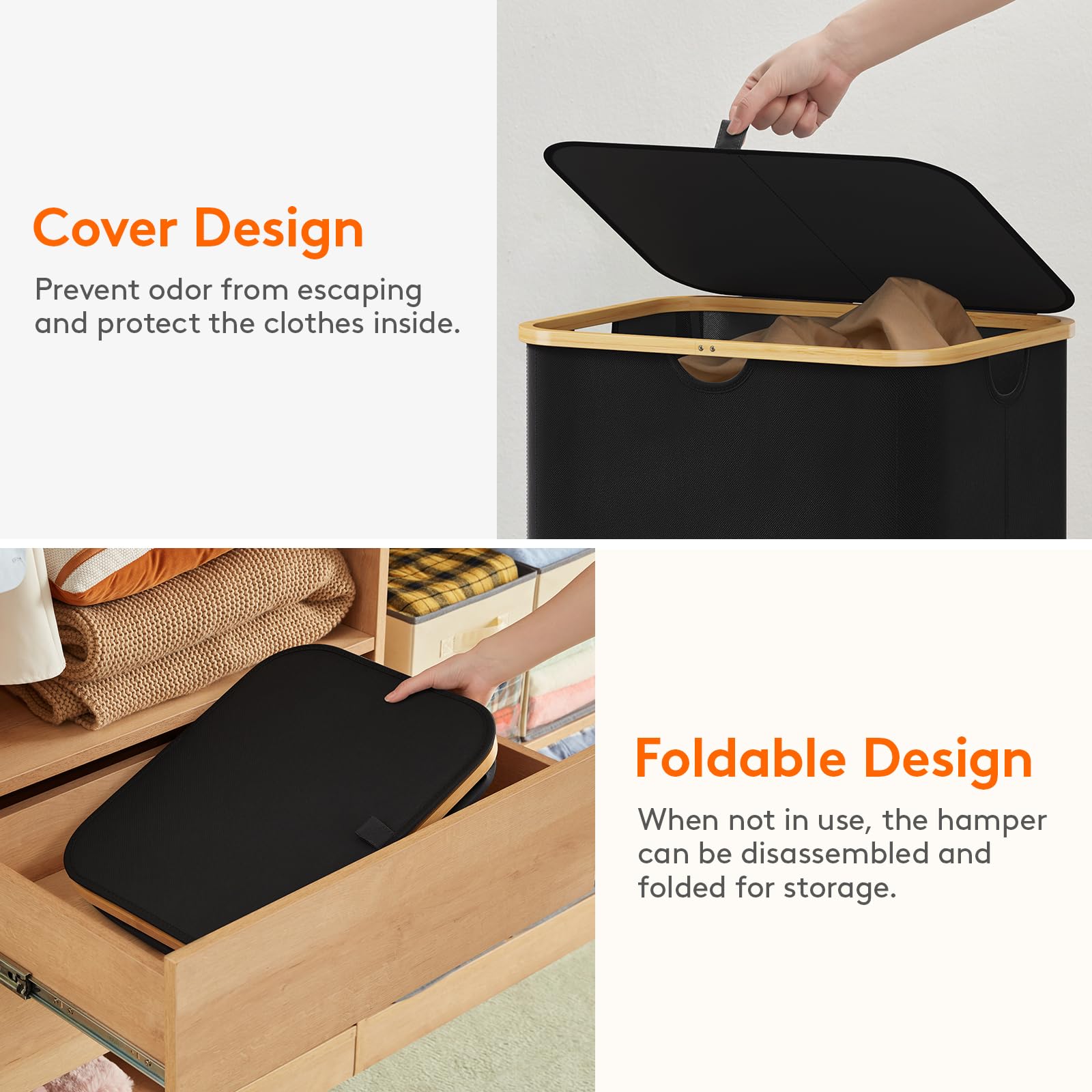 Lifewit sturdy freestanding structure supports laundry without collapsing.