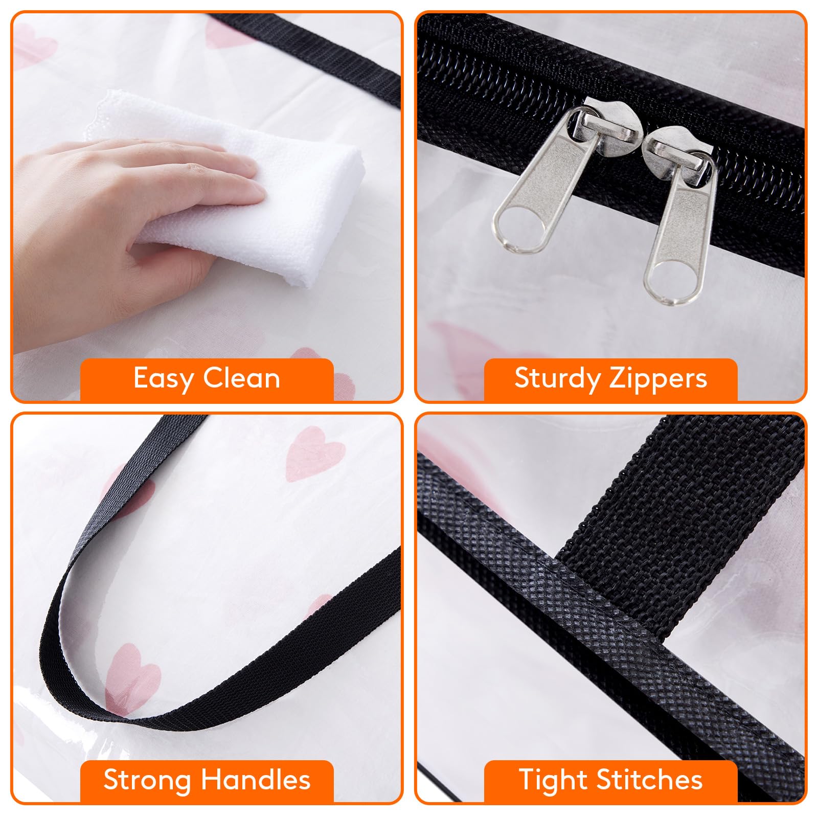 Lifewit transparent design for quick item location