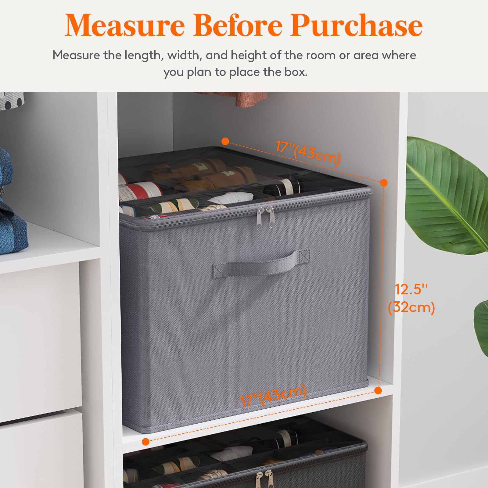 Lifewit transparent dust cover helps identify shoes easily.