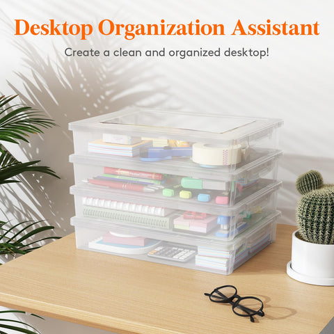 Lifewit travel-ready, nestable boxes simplify packing and transport.