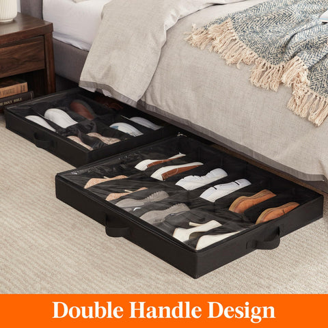Lifewit three organizers together offering 36-pair capacity for footwear
