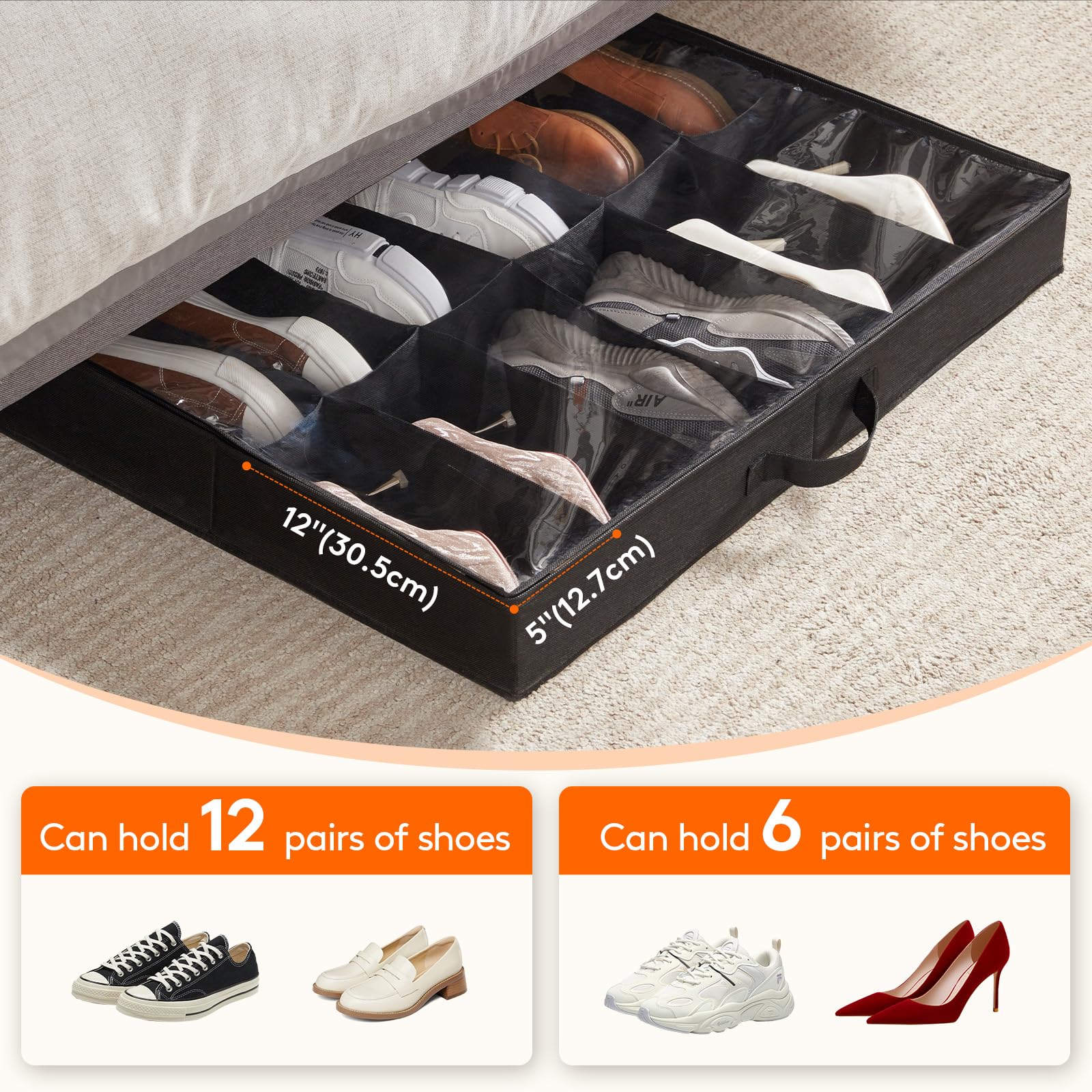 Lifewit twelve-compartment unit highlighting capacity and organization