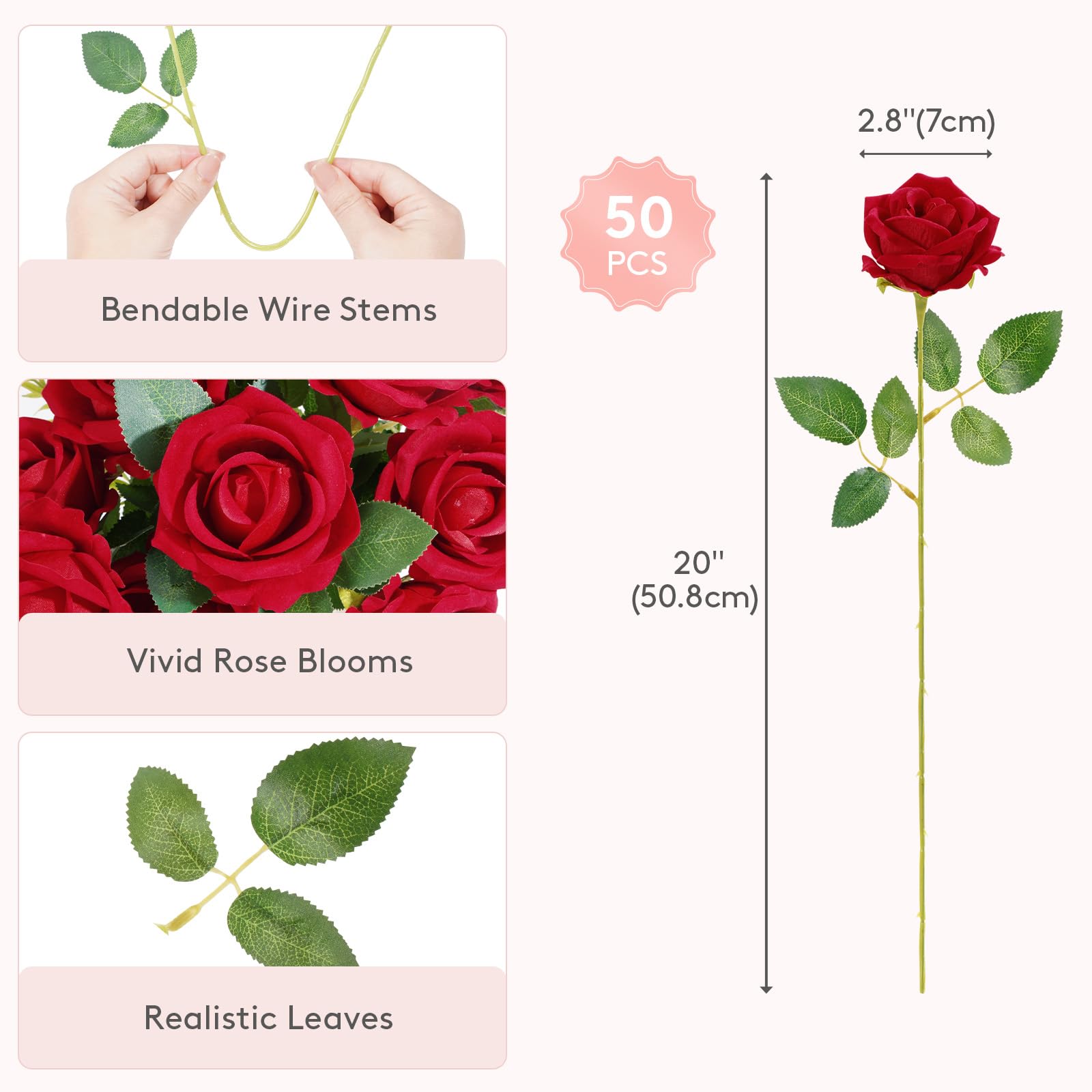 Lifewit Valentine rose decor for romantic home gifting.