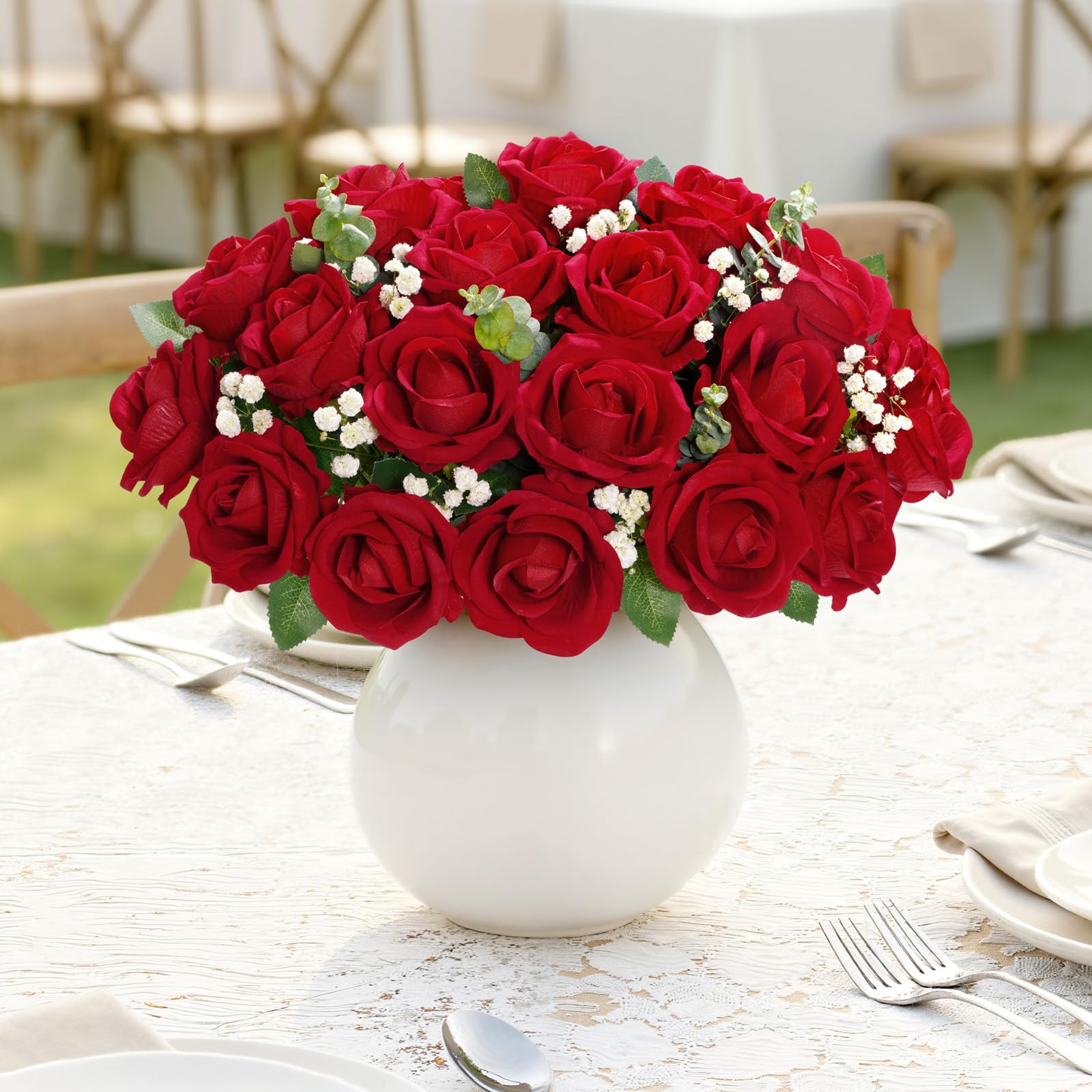 Lifewit wedding centerpiece rose to inspire timeless table decor.
