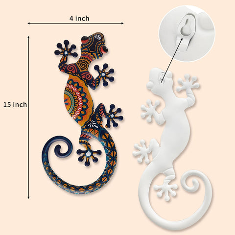 LIFFY two-pack lizard wall art gift suitable for lizard lovers