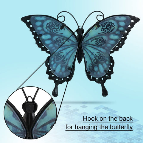 LIFFY anti-rust coated butterfly decor stands up to weather conditions