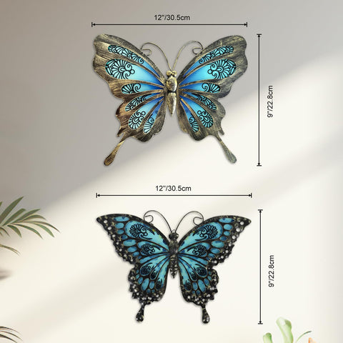 LIFFY butterfly wall art for outdoor spaces adds lifelike charm to fences