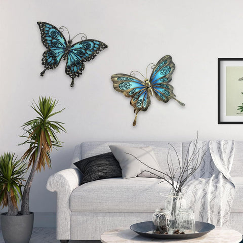 LIFFY lightweight 12-inch butterfly wall hanging for easy installation