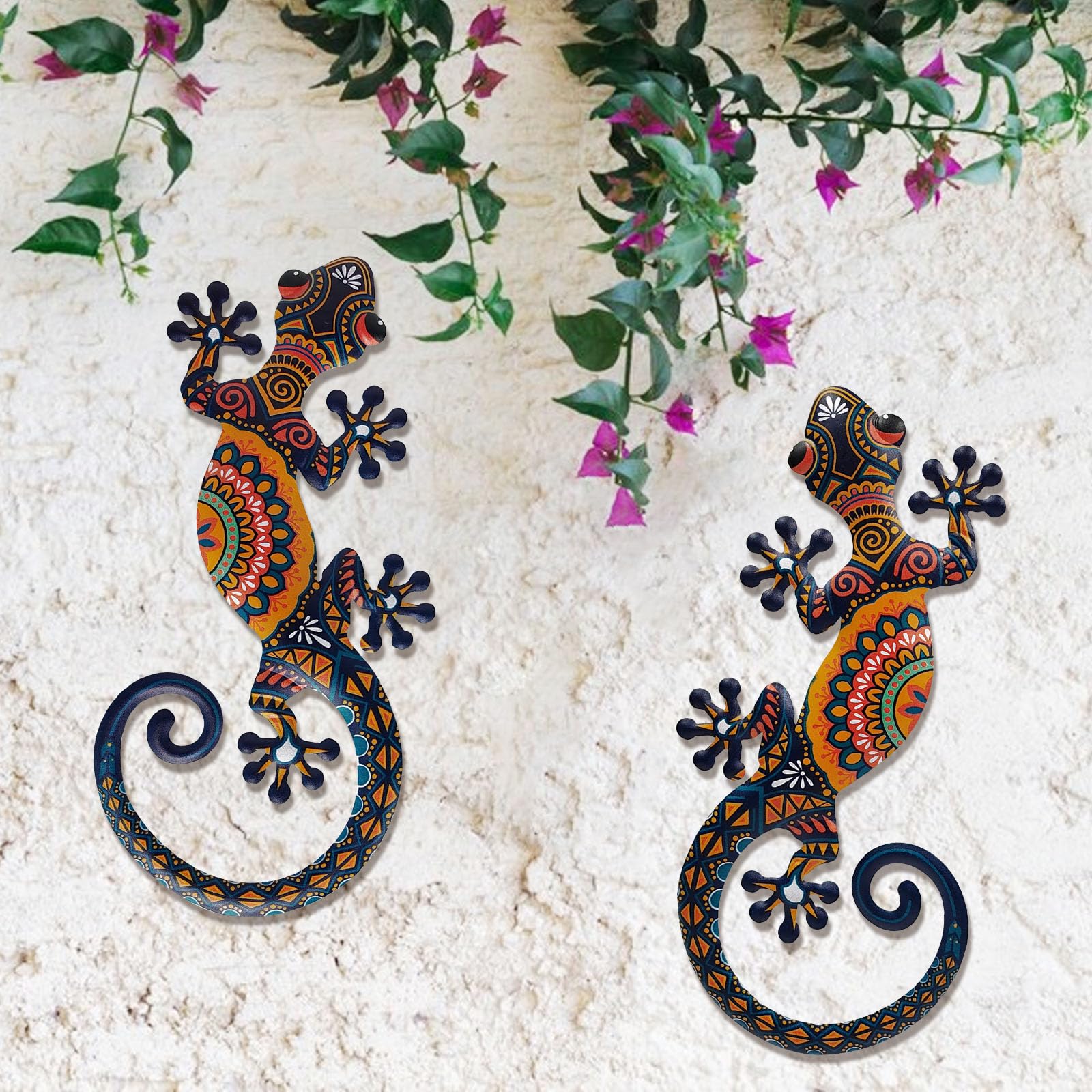 LIFFY lizard wall decor suitable for living rooms or outdoor use