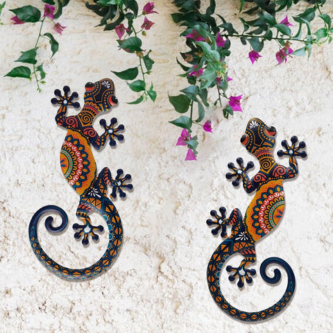 LIFFY lizard wall decor suitable for living rooms or outdoor use