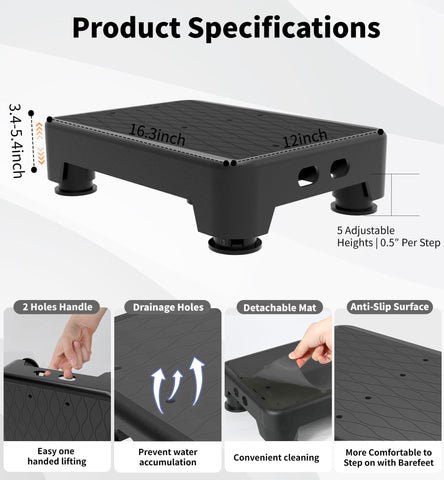 LIFTOZA Compact dimensions 16.3 x 12 x 3.4 inches for easy storage