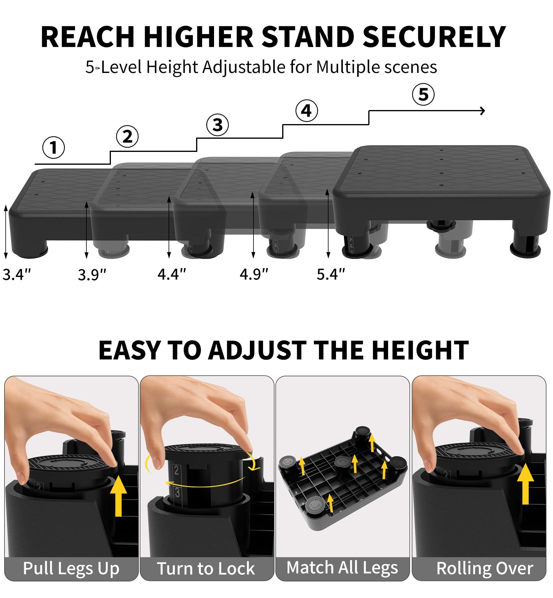 LIFTOZA Ultra-portable design fits in car and tight spaces