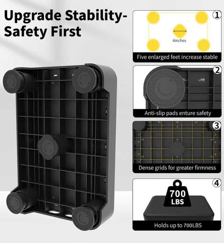 LIFTOZA Wave-textured anti-slip mat enhances secure grip