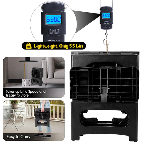 Ligebul portable step stool ready for bathroom tasks and RV trips.