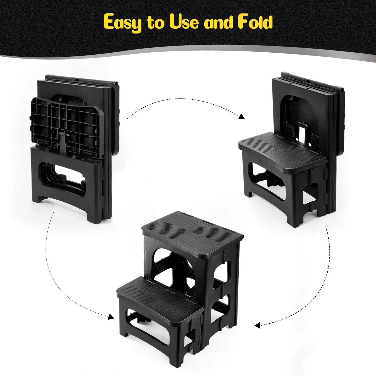 Ligebul 2-Step Stool for kitchen tasks and high cabinets.