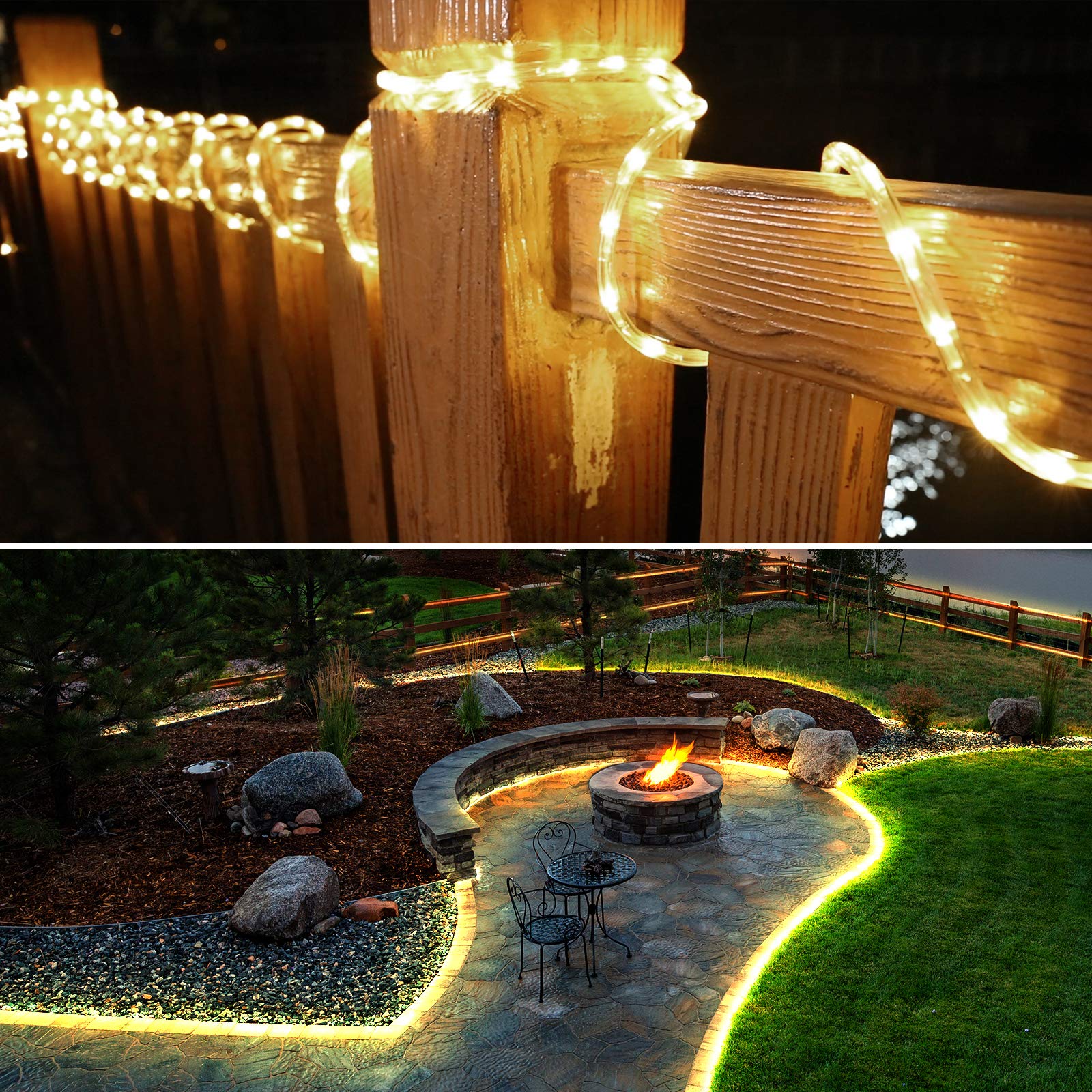 Lighting EVER LE plug-and-play rope light installation for quick setup