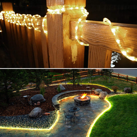 Lighting EVER LE plug-and-play rope light installation for quick setup