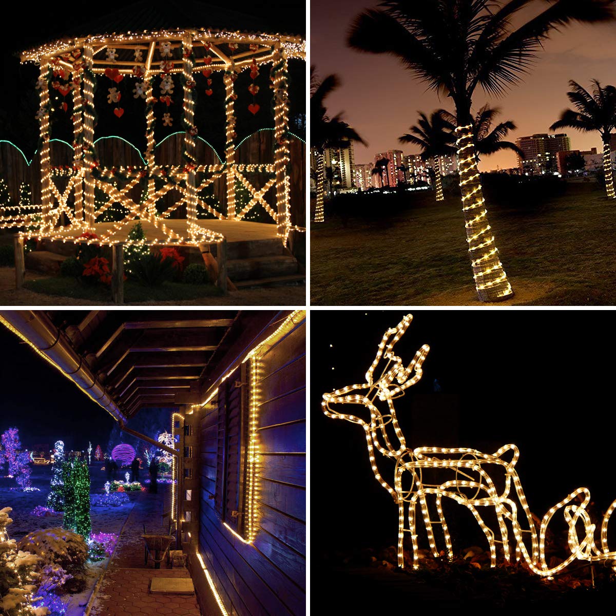 Lighting EVER LE 8W energy-efficient rope light lowers energy use
