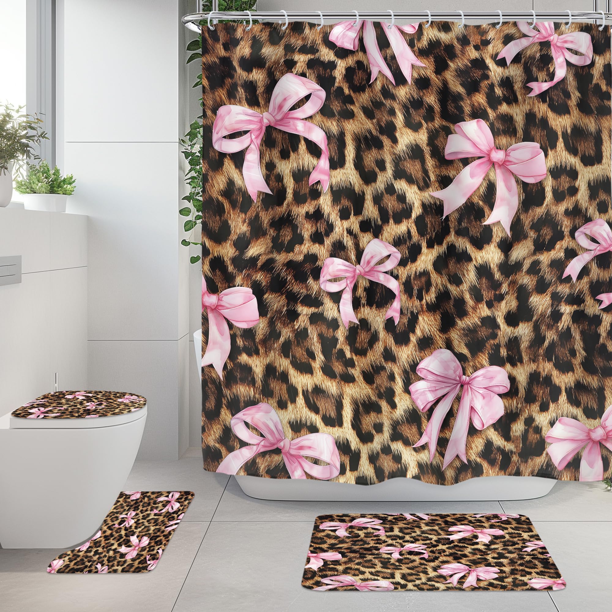 LIGHTINHOME complete 4-piece set creates a coordinated bathroom space