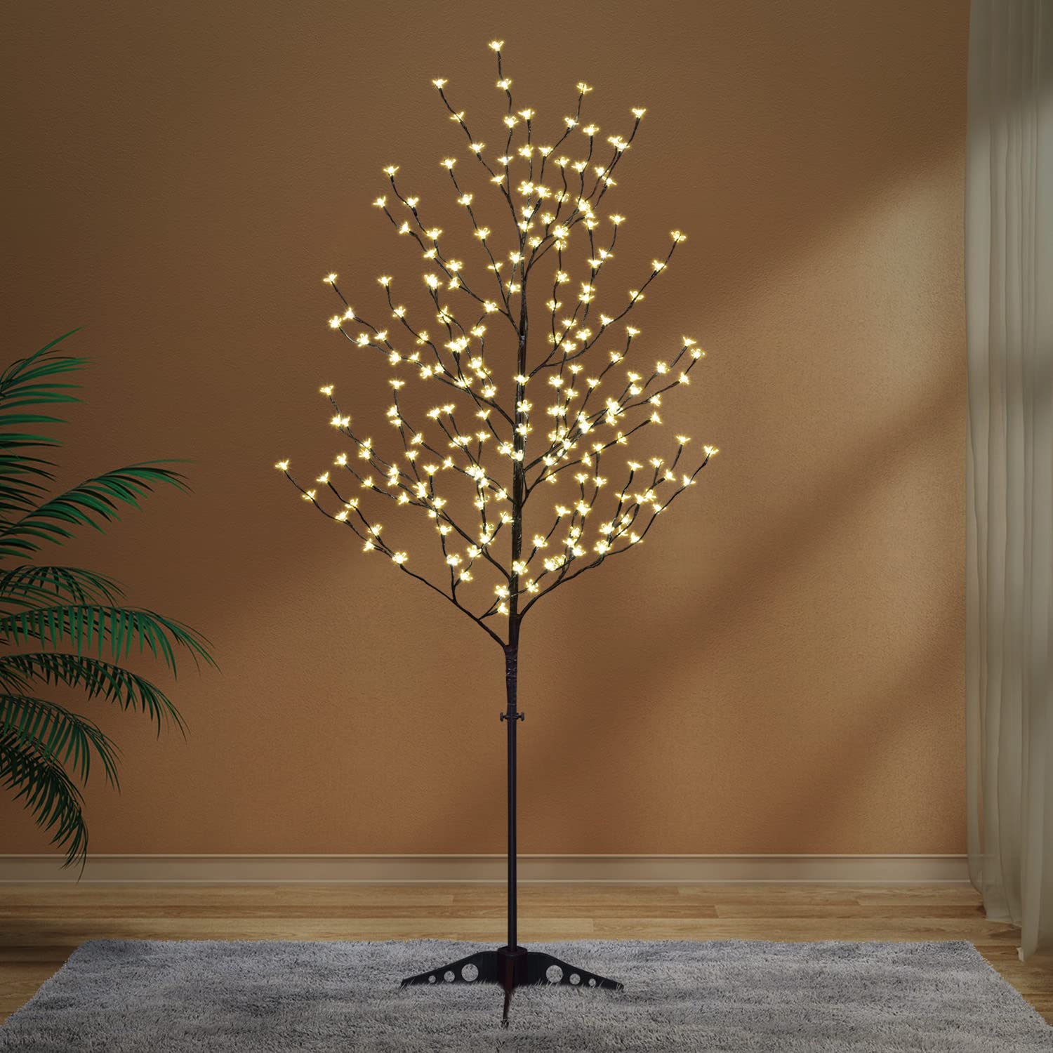 LightShare warm white glow creates an inviting ambiance for holidays and events.