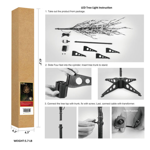 LightShare pre-lit tree invites compliments and doubles as a thoughtful gift.