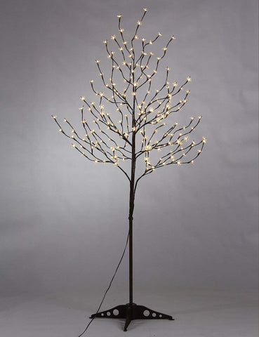 LIGHTSHARE safe 24V UL-approved adapter powers the tree around kids and pets.
