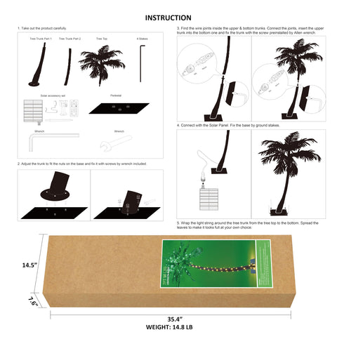 Lightshare natural fabric leaves provide authentic texture under lights.