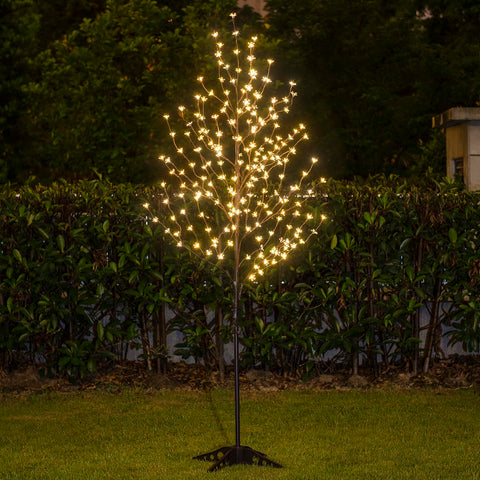 LightShare cherry blossom tree with bendable branches for versatile home decor.
