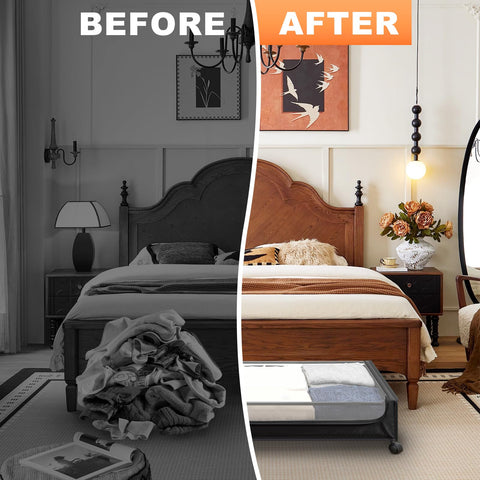 LIJIAI versatile under-bed storage for small spaces and dorms