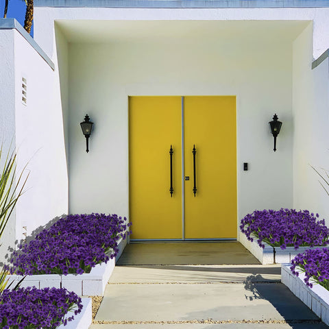 LikSoor patio decor greenery no fade under sun exposure.