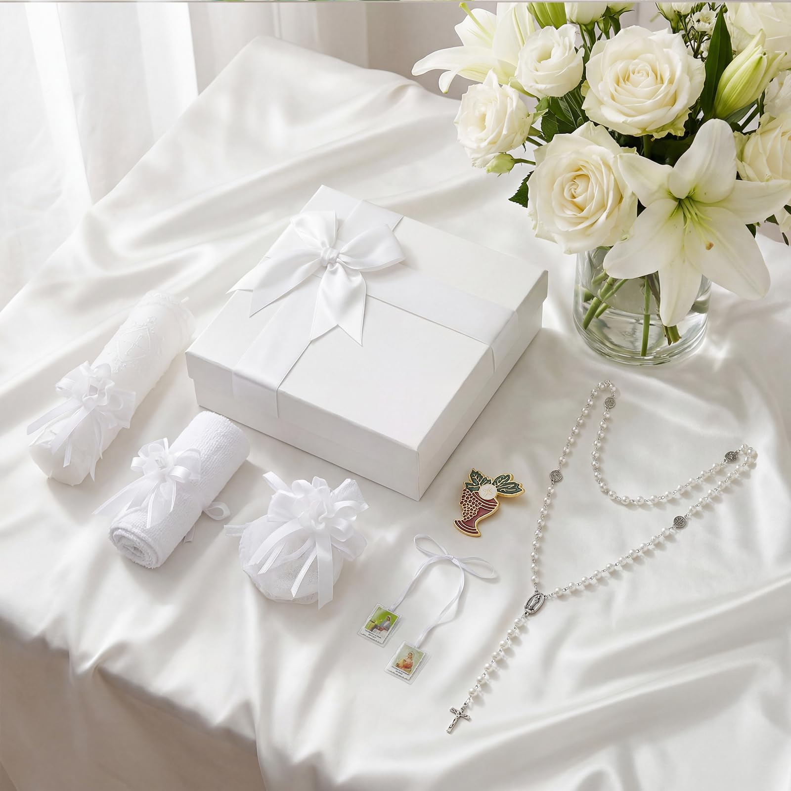 Liliful baptism pendant offers a refined keepsake to remember the day