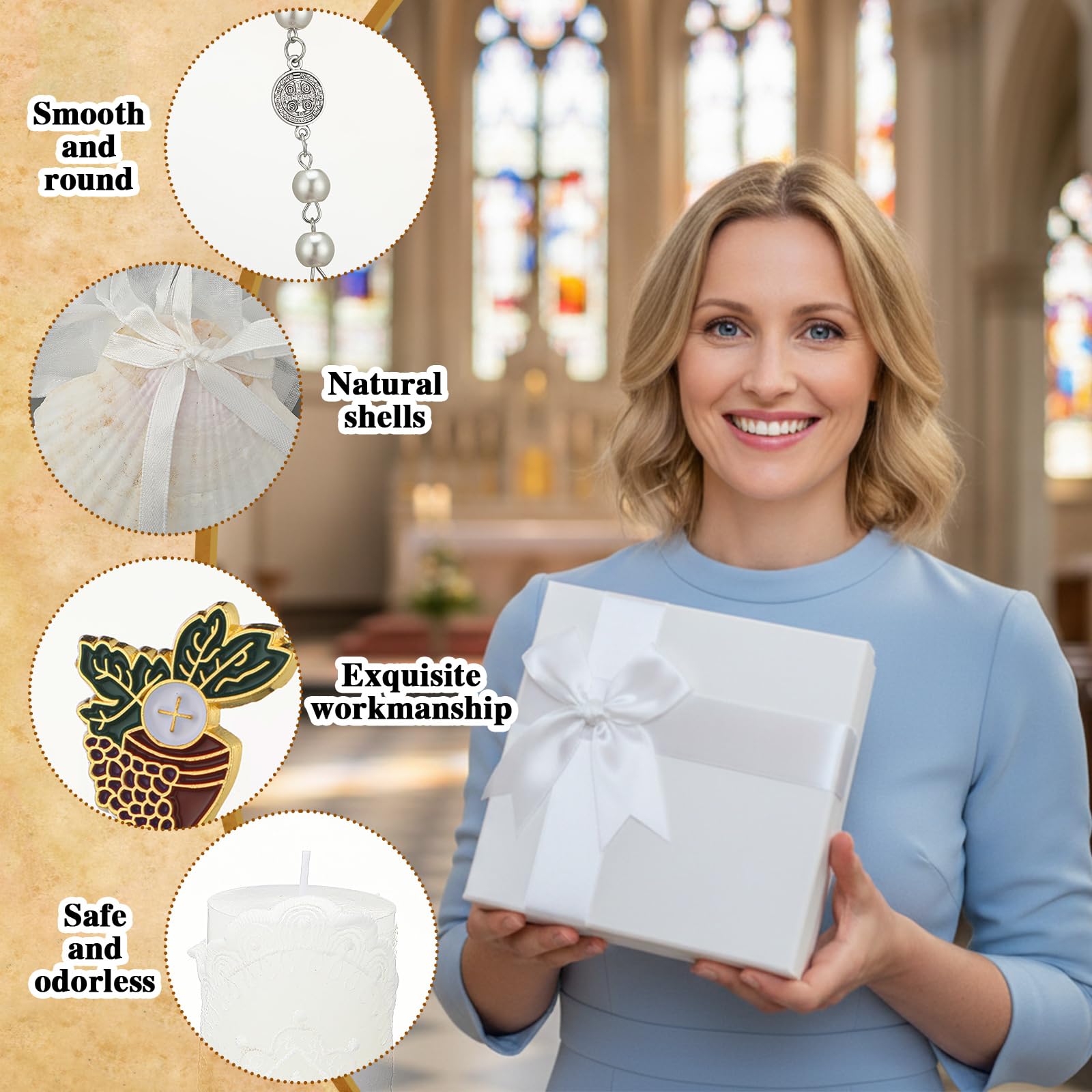Liliful pin enhances attire and helps present keepsakes during the ceremony