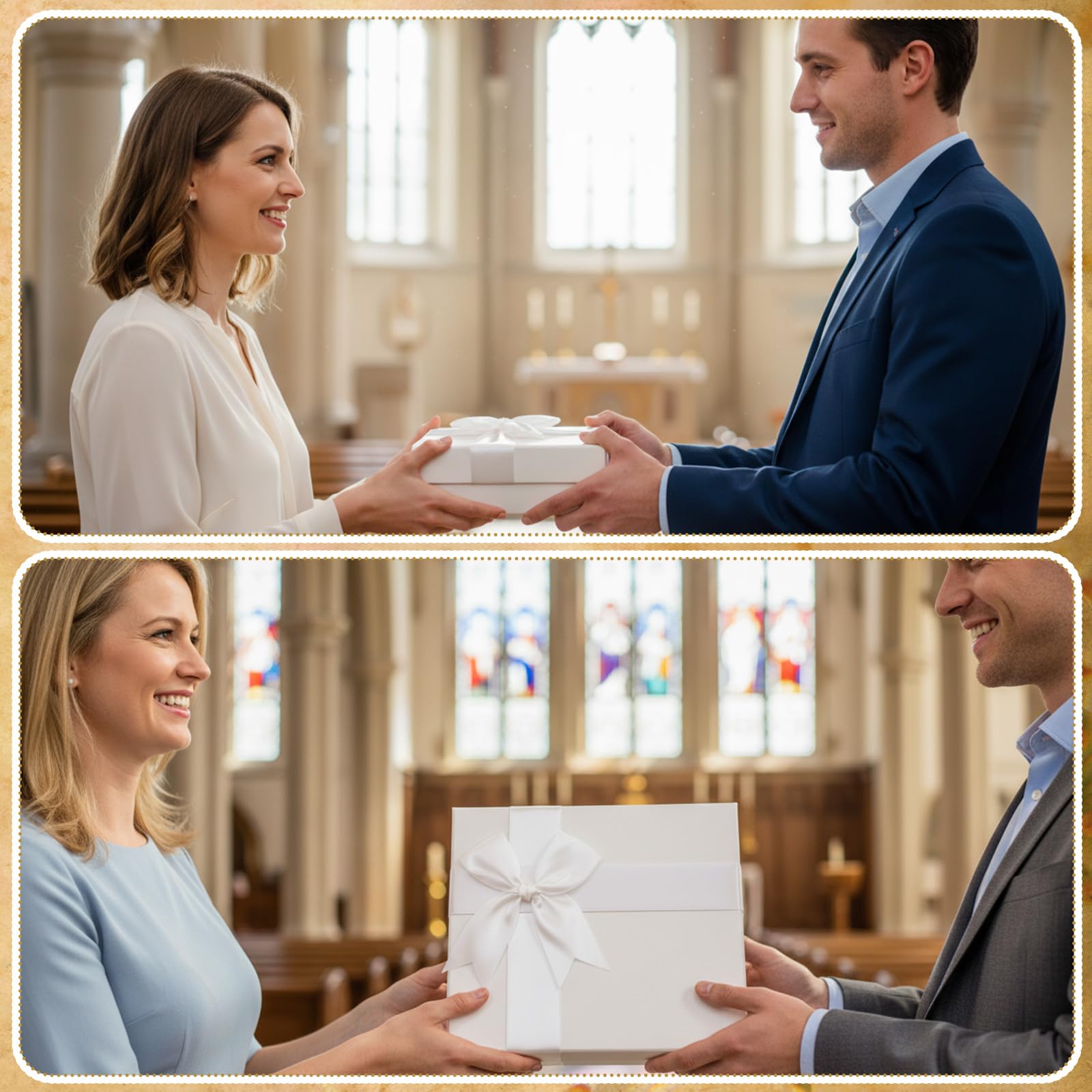 Liliful white baptism towel provides a soft, respectful touch for photos