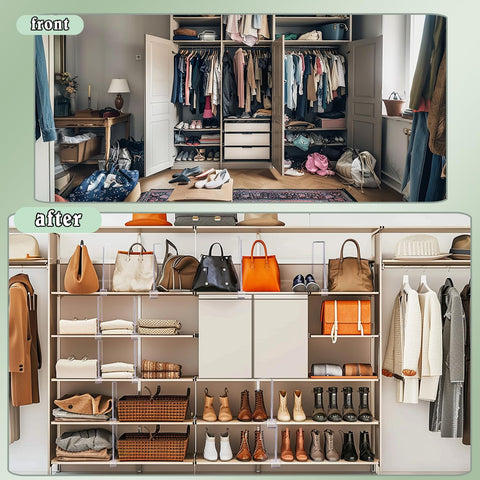 Liliyab kitchen and pantry dividers help organize containers and jars.