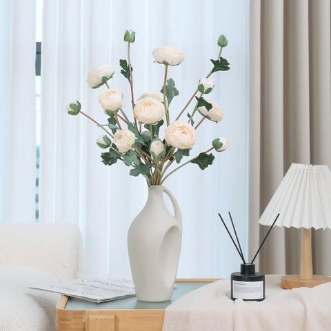 LILUYTO seven-color ranunculus blooms offer versatile décor options.