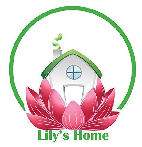 Lily's Home mantel clock shown in a cozy interior.