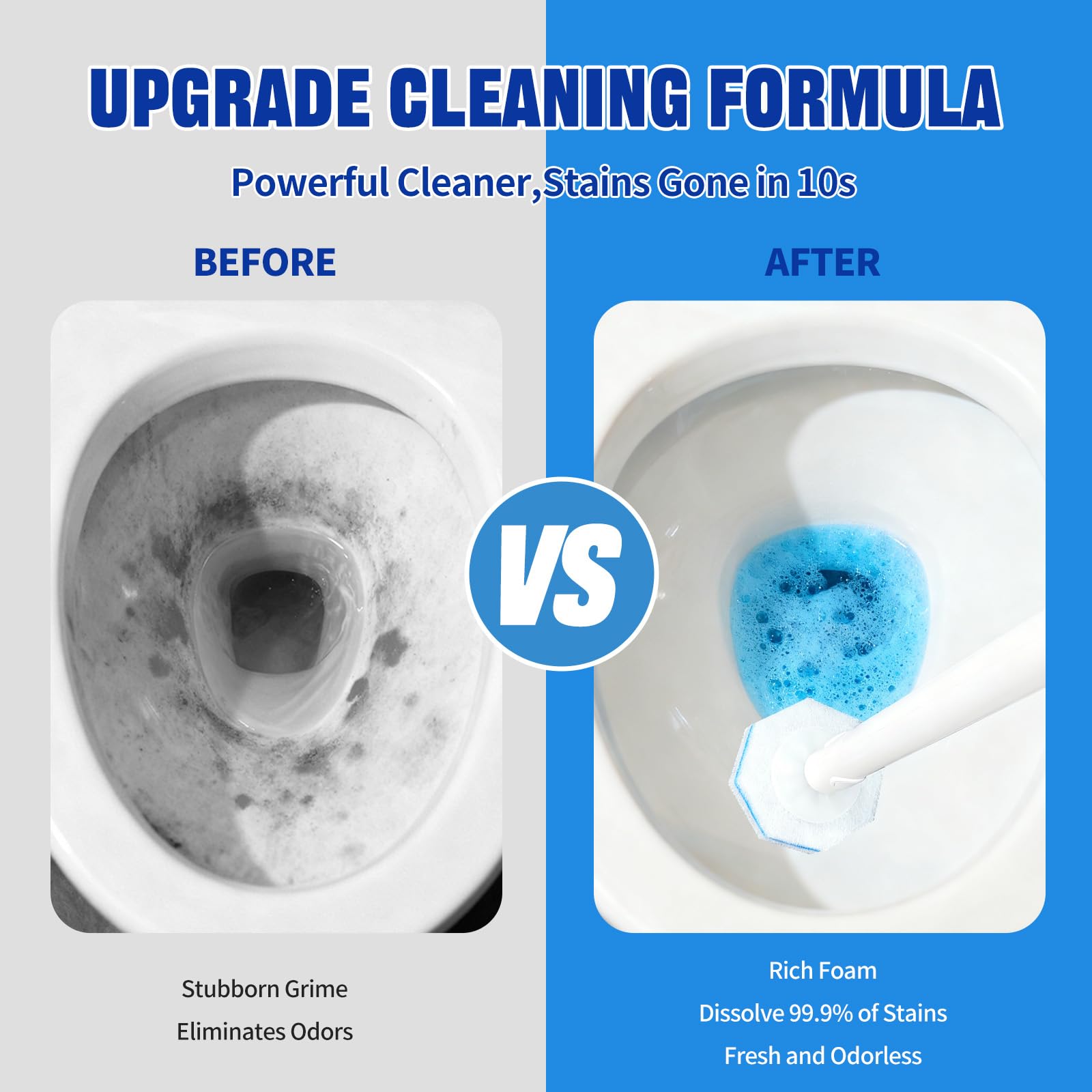Liminfeit 16-8 inch extended handle enables safer, splash-free cleaning.