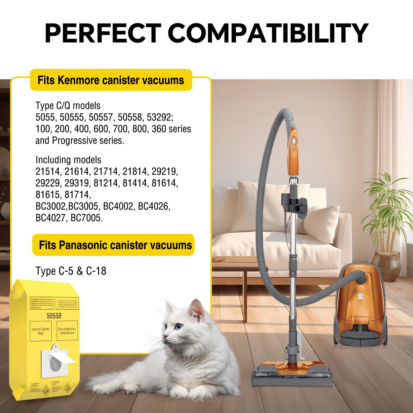 Liminfeit 50558 bags in use demonstrate easy drop-in replacement.