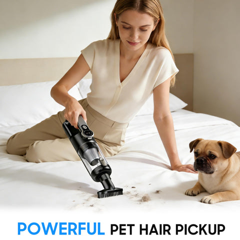 LIMIOCASA lightweight design enables one handed cleaning in tight spaces