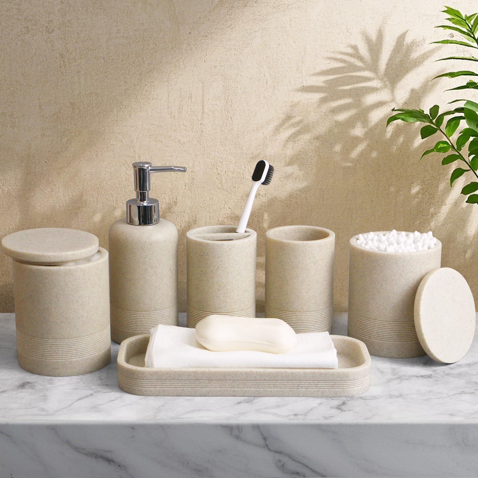 LIN CHUAN toothbrush holder keeps daily essentials accessible and organized