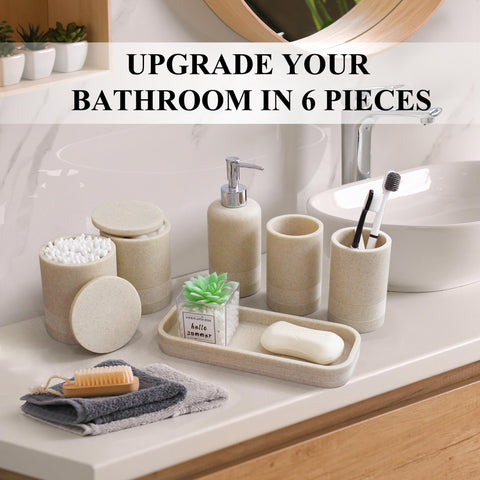 LIN CHUAN bathroom tumbler keeps toothpaste and brushes tidy on the counter