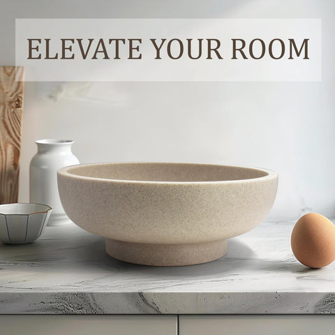 LIN CHUAN large decorative bowl on entry table doubles as key holder and decor.