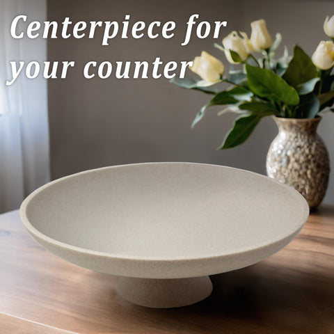 LIN CHUAN decorative bowl with fruit display on kitchen counter boosts everyday appeal.